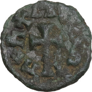 reverse: Kingdom of Axum.  Joel.. AE Unit, c. 590-610 AD