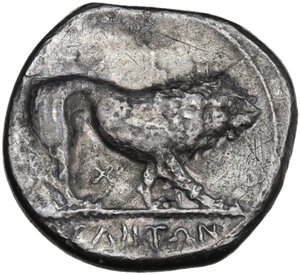 reverse: Northern Lucania, Velia. AR Nomos, c. 340-334 BC
