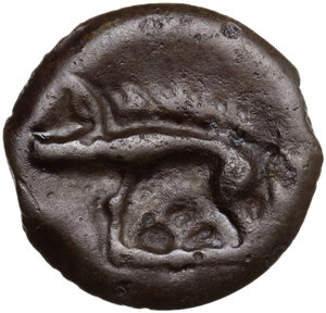 reverse: Northeast Gaul, Leuci. Potin Unit, 100-50 BC