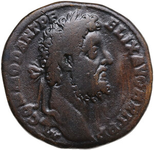 Commodus (177-193).. AE Sestertius, 190-191