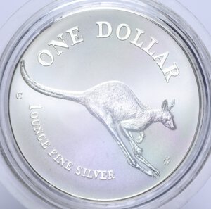 reverse: AUSTRALIA 1 DOLLARO 1994 CANGURO AG. 31,1 GR. PROOF/FDC