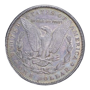 reverse: USA AMERICA 1 DOLLARO 1884 MORGAN AG. 26,81 GR. qSPL