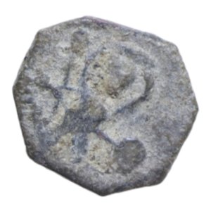 obverse: BARI RUGGERO II (1130-1154) FOLLARO R (IN PASSATO ATTRIBUITO A CAPUA PER PANDOLFO CAPO DI FERRO) CU. 0,97 GR. MB-BB