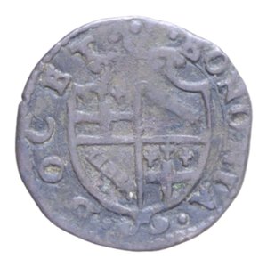 reverse: BOLOGNA URBANO VII (1590) SESINO RR CU. 1,03 GR. MB-BB (CON CARTELLINO D EPOCA)