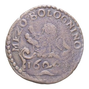 reverse: BOLOGNA URBANO VIII (1623-1644) MEZZO BOLOGNINO 1624 CU. 8,59 GR. qBB