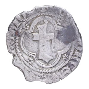obverse: CHIVASSO TEODORO II PALEOLOGO (1381-1418) MEZZO GROSSO R AG. 1,50 GR.MB-BB