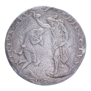 reverse: FIRENZE FERDINANDO I DE MEDICI (1587-1609) PIASTRA 1599 RR AG. 27,44 GR. qBB (TOSATA)