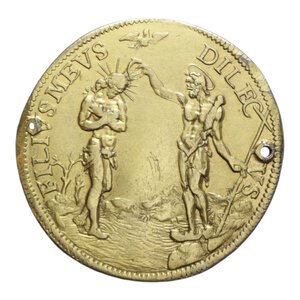 reverse: FIRENZE COSIMO III DE MEDICI (1670-1723) PIASTRA 1680 NC AG. 30,85 GR. MIR. 327 qBB (FORATA E DORATA)