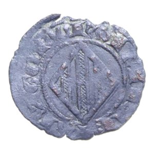 obverse: MESSINA PIETRO E COSTANZA (1282-1285) DOPPIO DENARO R CU. 0,85 GR. qBB