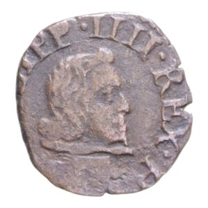 obverse: MILANO FILIPPO IV (1621-1665) QUATTRINO CU. 2,28 GR. BB