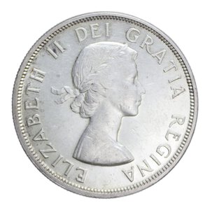 obverse: CANADA ELISABETTA II 1 DOLLARO 1960 AG. 23,45 GR. SPL-FDC (SEGNETTI)