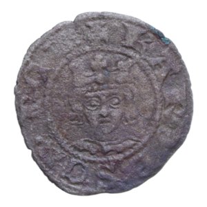 reverse: NAPOLI CARLO II D ANGIO (1285-1309) DENARO REGALE NC MI. 0,65 qBB
