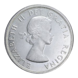 obverse: CANADA ELISABETTA II 1 DOLLARO 1963 AG. 23,33 GR. SPL-FDC (SEGNETTI)