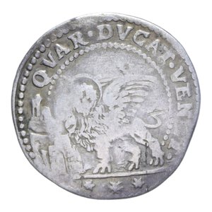 reverse: VENEZIA DOGE ALVISE II MOCENIGO (1700-1709) 1/4 DI DUCATO 1709 B-C AG. 5,10 GR. qBB (SEGNETTI)