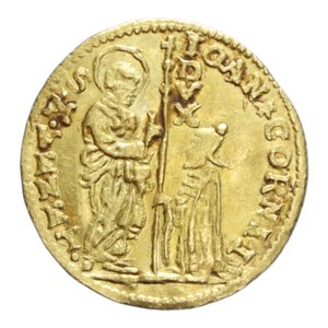 reverse: VENEZIA DOGE GIOVANNI CORNER II (1709-1722) ZECCHINO AU. 3,51 GR. qSPL