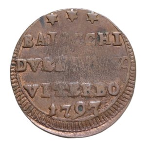 reverse: VITERBO PIO VI (1775-1799) BAIOCCHI DUE E MEZZO 1797 SAMPIETRINO CU. 7,57 GR. MB-BB
