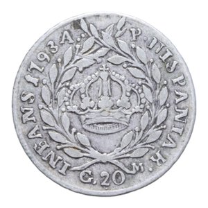 reverse: REGNO DI NAPOLI FERDINANDO IV (1759-1816) TARI  1793 NC AG. 4,48 GR. BB