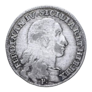 obverse: REGNO DI NAPOLI FERDINANDO IV (1759-1816) TARI  1796 AG. 4,58 GR. qBB