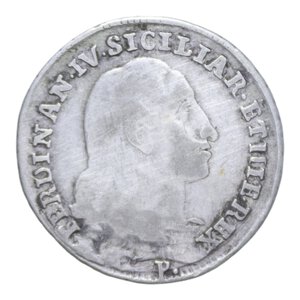 obverse: REGNO DI NAPOLI FERDINANDO IV (1759-1816) TARI  1796 AG. 4,50 GR. MB-BB/qBB