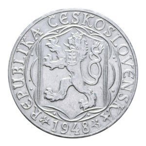 obverse: CECOSLOVACCHIA 100 KORUN 1948 AG. 13,93 GR. SPL