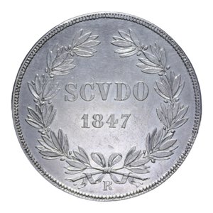 reverse: STATO PONTIFICIO PIO IX (1846-1870) SCUDO 1847 ROMA AN. II NC AG. 26,87 GR. BB-SPL (COLPETTI)