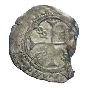 reverse: CARLO II (1504-1553) PARPAGLIOLA DA 3 QUARTI R MI. 1,41 GR. MIR. 401 BB-SPL (PARTE MANCANTE)