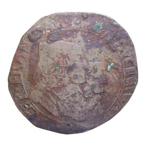 obverse: CARLO EMANUELE II REGGENZA MADRE (1638-1675) MEZZA LIRA RRRRR MI. 9,78 GR. MIR.761 MB/MB-BB