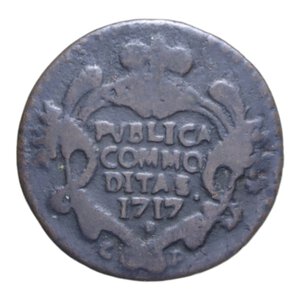 reverse: VITT. AMEDEO II (1675-1730) GRANO 1717 NC CU. 4,58 GR. MIR. 901h qBB 