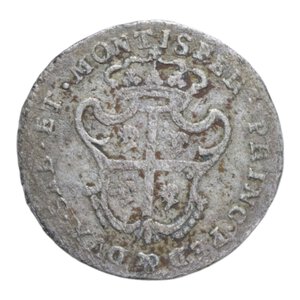 reverse: CARLO EMANUELE III (1730-1773) REALE 1770 R MI. 2,96 GR. MIR. 962C qBB