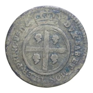 reverse: CARLO EMANUELE III (1730-1773) MEZZO REALE 1771 R MI. 2,54 GR. MIR. 964D qBB