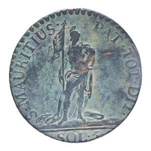 reverse: VITT. AMEDEO III (1773-1796) 5 SOLDI 1794 CU. 5,39 GR. BB+