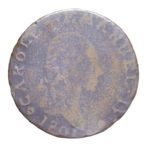 obverse: CARLO EMANUELE IV (1796-1800) 7,6 SOLDI 1801 RRRR MI. 4,93 GR. MB