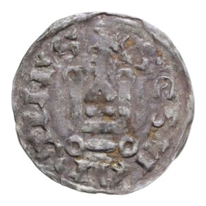 reverse: FRANCIA LUIGI IX TOURS (1245-1270) DENARO TORNESE AG. 1,15 GR. BB