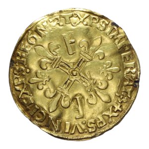 reverse: FRANCIA FRANCESCO I (1515-1547) SCUDO D ORO AU. 3,38 GR. BB (DA MONTATURA)