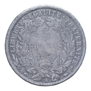 reverse: FRANCIA REPUBBLICA 5 FRANCS 1849 A MB. 17,95 GR. MB-BB (FALSO D EPOCA)