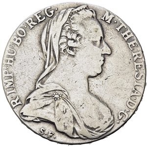 obverse: AUSTRIA. Maria Teresa (1740-1780). Tallero. Ag (27,69 g). MB