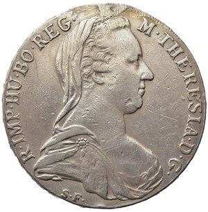 obverse: AUSTRIA. Maria Teresa (1740-1780). Tallero. Ag (27,94 g). Appiccagnolo rimosso. MB