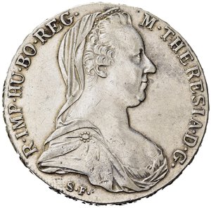 obverse: AUSTRIA. Maria Teresa (1740-1780). Tallero. Ag (28,00 g). BB+