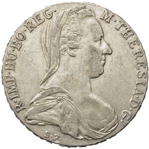 obverse: AUSTRIA. Maria Teresa (1740-1780). Tallero. Ag (28,06 g). BB+