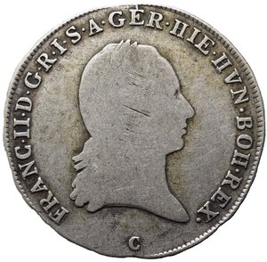 obverse: AUSTRIA. Franz II. 1/4 Kronenthaler 1795 C (Praga). Ag (7,19 g). KM#60. MB