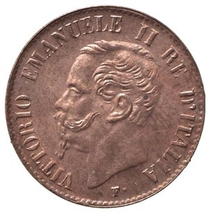 obverse: Vittorio Emanuele II (1861-1878). 1 Centesimo 1867 M (Milano). Gig. 115. FDC  