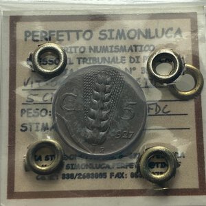 obverse: Vittorio Emanuele III. 5 Centesimi 