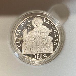 reverse: Vaticano. Monetazione in Euro. Benedetto XVI. 10 Euro 2008 