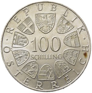 reverse: AUSTRIA. 100 Schilling 1976. Ag. qFDC