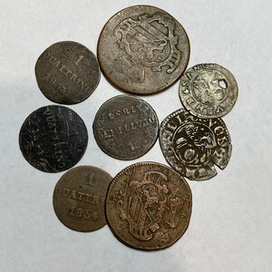 reverse: ZECCHE ITALIANE. Lotto di 8 monete da catalogare. Firenze, Gorizia, Venezia. MB