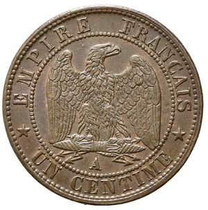 reverse: FRANCIA. Napoleone III. 1 centime 1861 A. qFDC