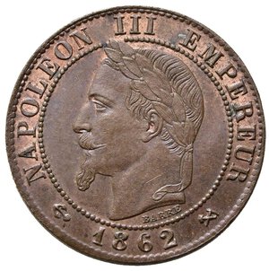 obverse: FRANCIA. Napoleone III. 1 Centime 1862 K. FDC
