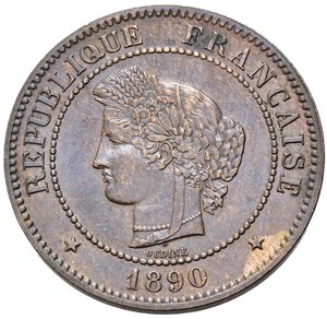 obverse: FRANCIA. 5 Centimes 1890 A. SPL