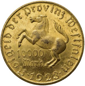 reverse: GERMANIA. Notgeld 10000 Mark 1923. qSPL