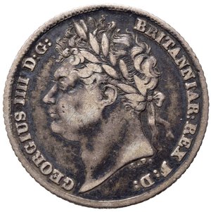 obverse: GRAN BRETAGNA. Giorgio IV (1820-1830). 6 pence 1824. Ag. MB-BB